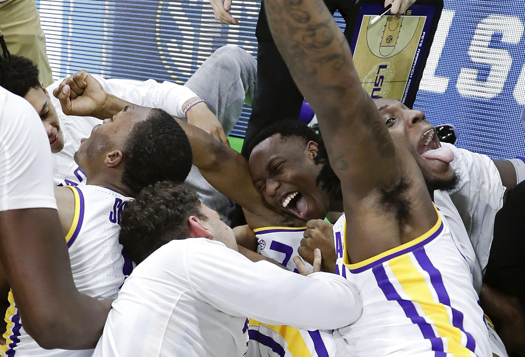 APTOPIX NCAA Maryland LSU Basketball
